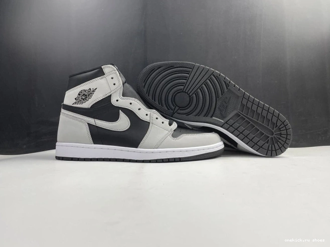 Cheap Smoke Light Grey 555088-035 Black Retro High 1 White Jordan Air 0724
